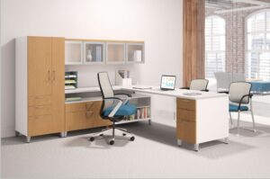 Office Furniture Trends - white and brown