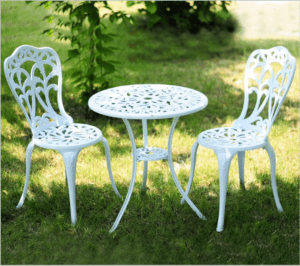White Aluminium Garden Furniture